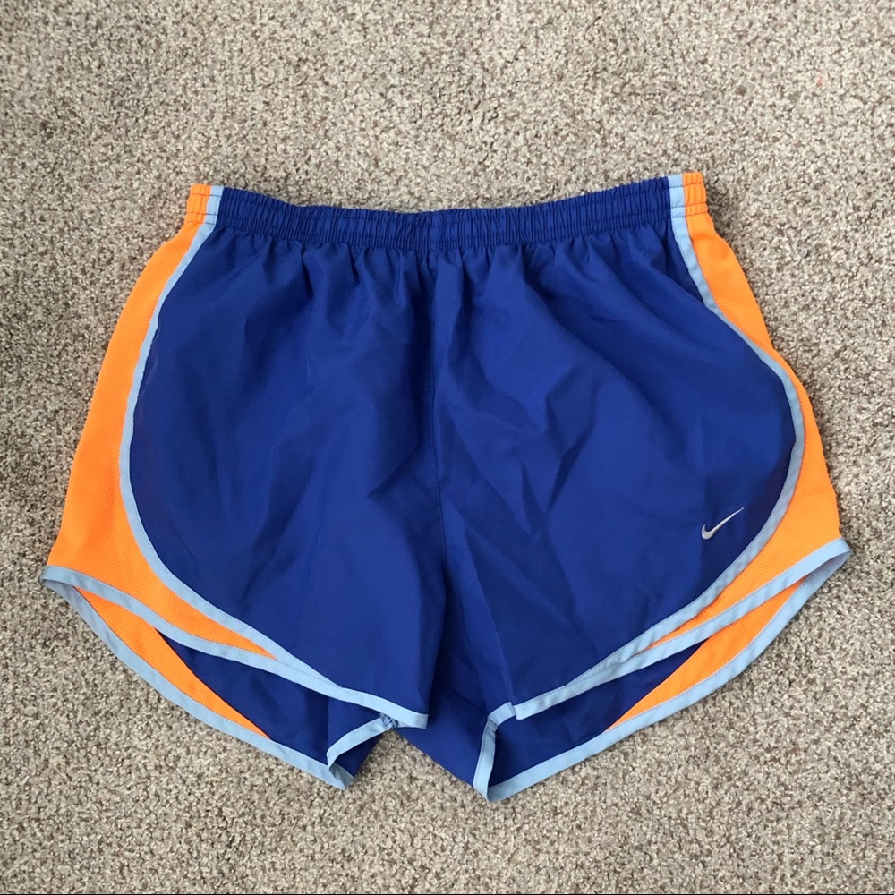 Blue/Orange Nike Running Shorts